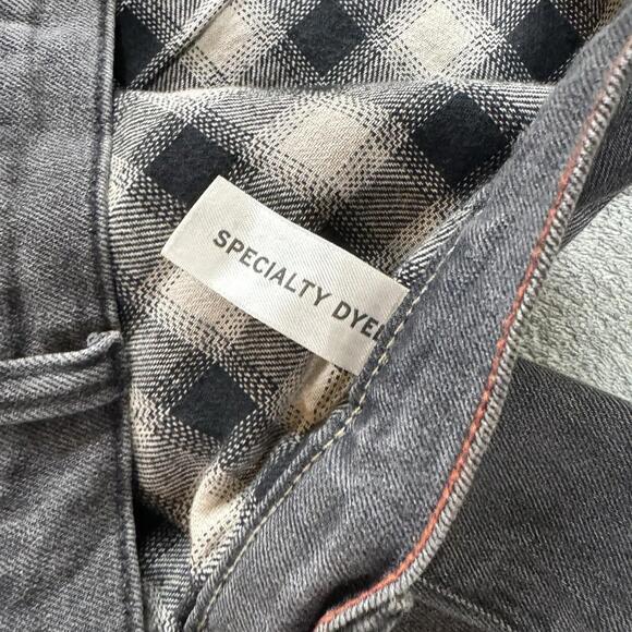 Eddie Bauer Jeans Womens 10 Boyfriend Mid Rise Slim Flannel Lined Gray - Picture 8 of 9